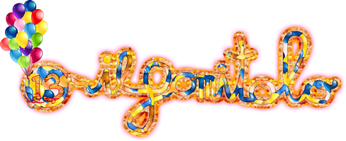 Il logo del 13° compleanno del Gomitolo